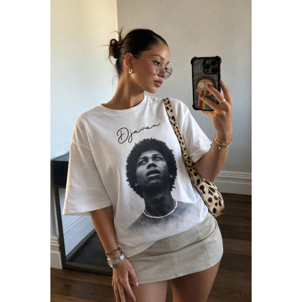 *VALOR PROMOCIONAL* Camiseta Djavan Unissex Camisa100% Algodão Premium Streetwear Harajuku Aesthetic Vintage