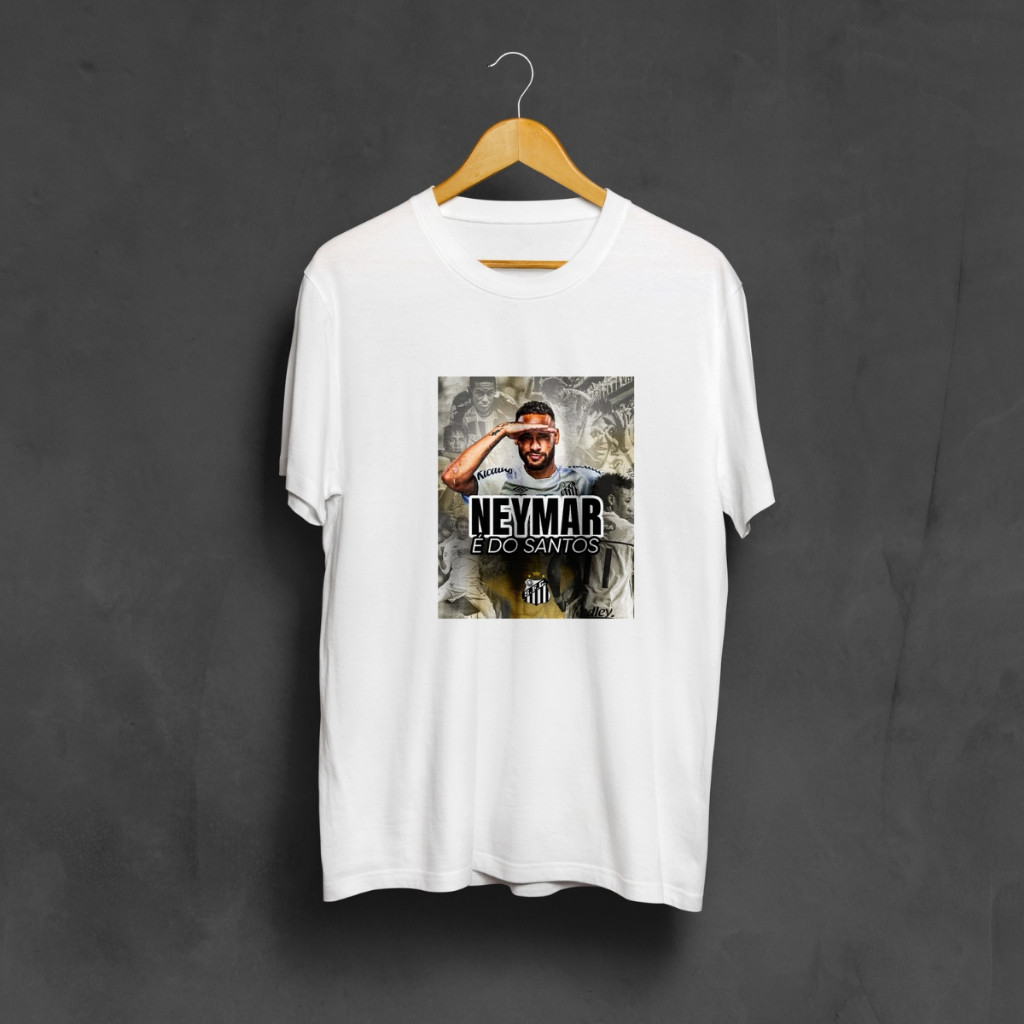 Camiseta Neymar JR Voltou Santos Retorno Menino Ney Vintage Envio Imediato