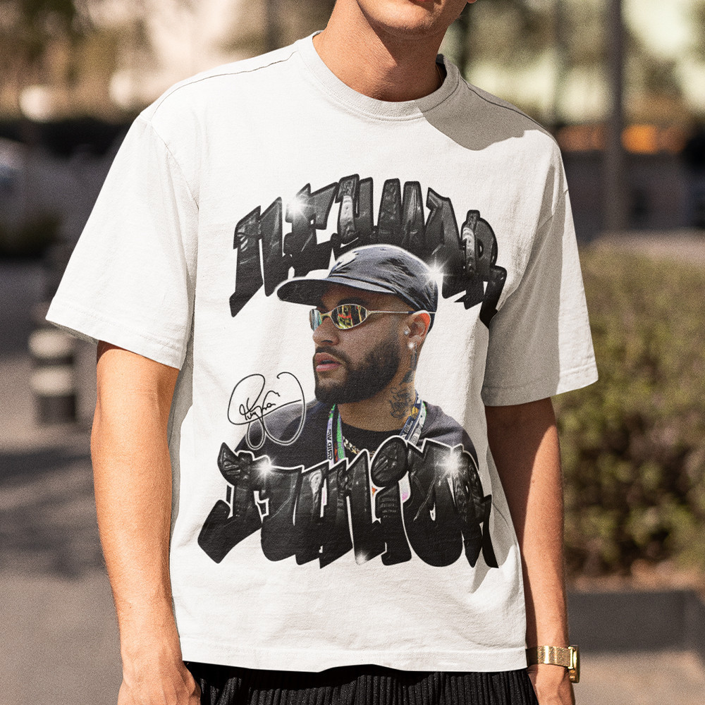 Camiseta Neymar Junior Menino Ney Camisa 100% Algodão Vintage Envio Imediato