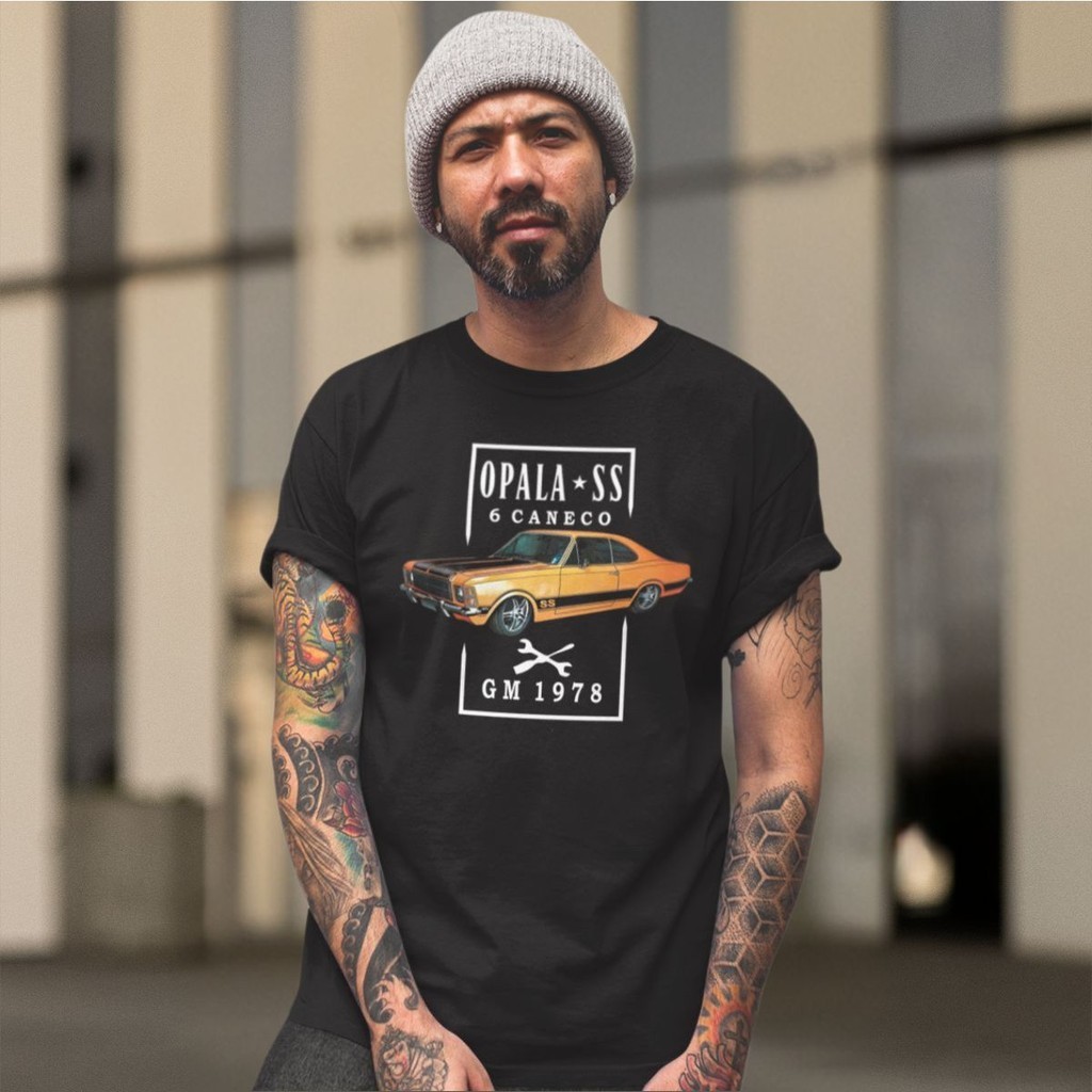 Camiseta Fãs De Carros Antigos Opala Ss 1978 Vintage Classic 00% Algodão Envio Rapido