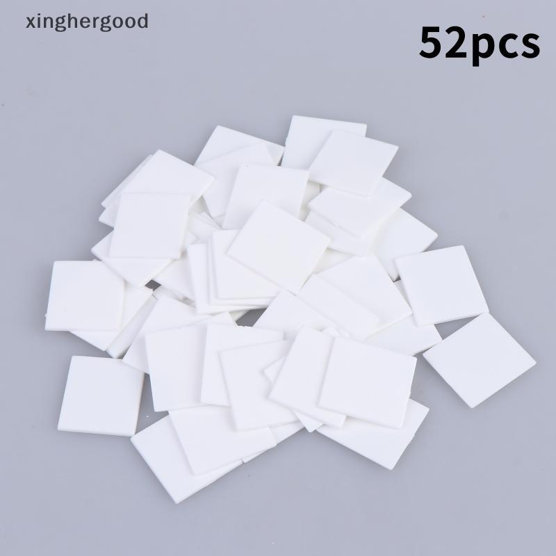 Xinghergood Piano Key Cap Plug Peças De Reposição 52 Pcs Quadrado Branco Acessórios De Reparo Práticos Para Afinadores D