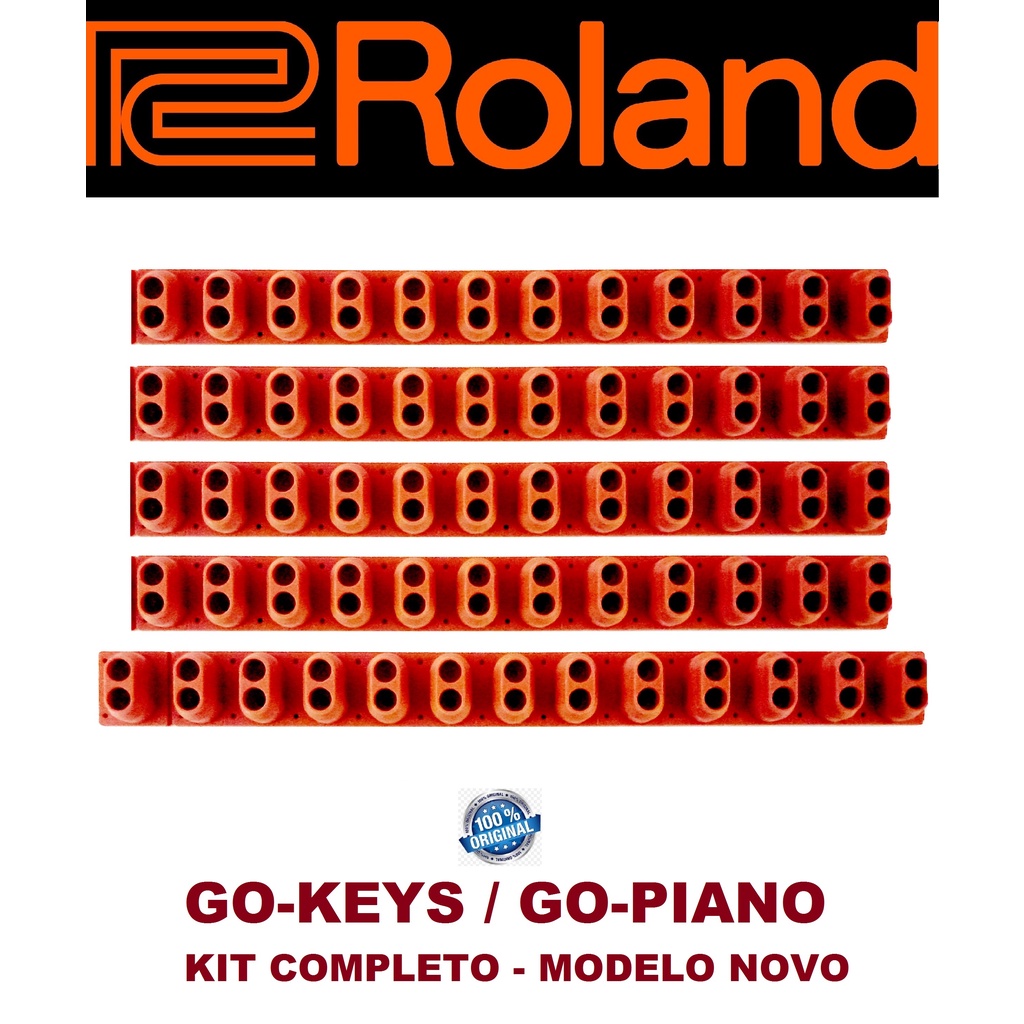 Borracha Teclado Roland Go Keys / Go Piano Kit Novo Original