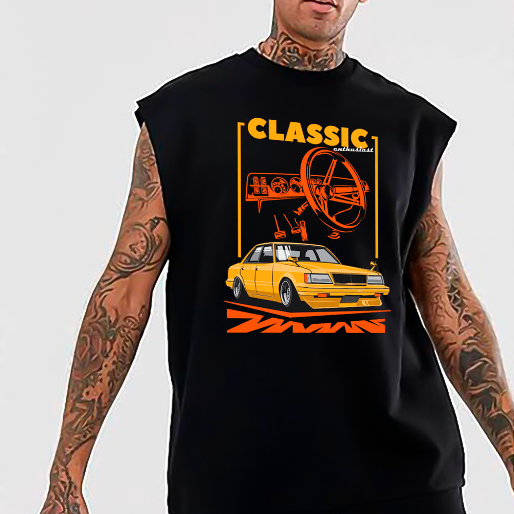 Camiseta Regata Machão Classic Old School Street Car