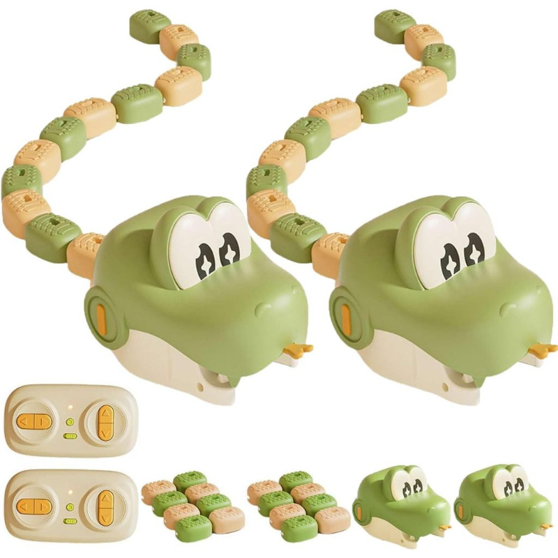 Children's remote-controlled snake toy, magnetic building block toy, two-player competitive board game, Christmas gift
