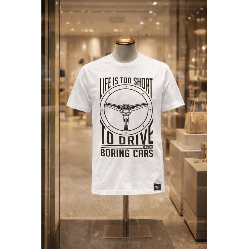 Camiseta Automobilismo Vintage |  Carro Clássico MG Life Is Too Short | Masculina Feminina Premium Unissex 100% Algodão