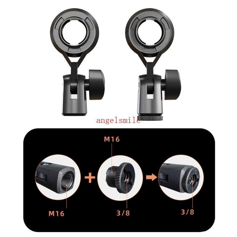 Mic Stand Clip Suporte Para Microfone Braçadeira Rotação Ajustável Substituir
