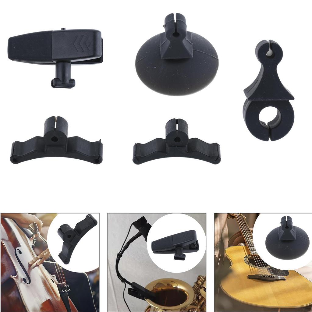 [ejojzs] Clipe Instrumento Braçadeira Piano S Stand Mic Holder Fixação Segura Em PP Adequado Para