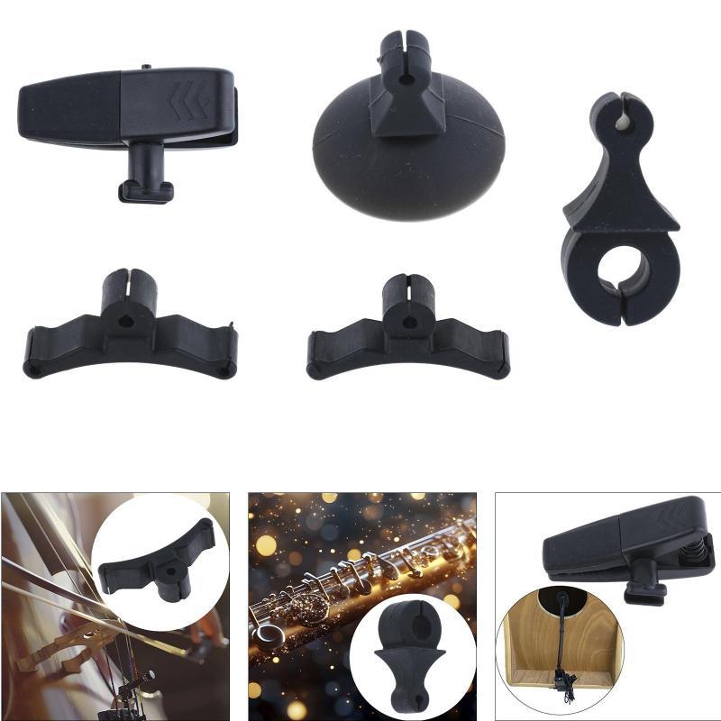 [Fineblue] Clipe Instrumento Braçadeira Piano S Stand Mic Holder Fixação Segura Em PP Adequado Para
