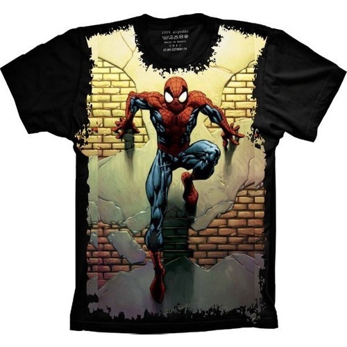 Camiseta Homem Aranha Spider Man Full Print Avenger
