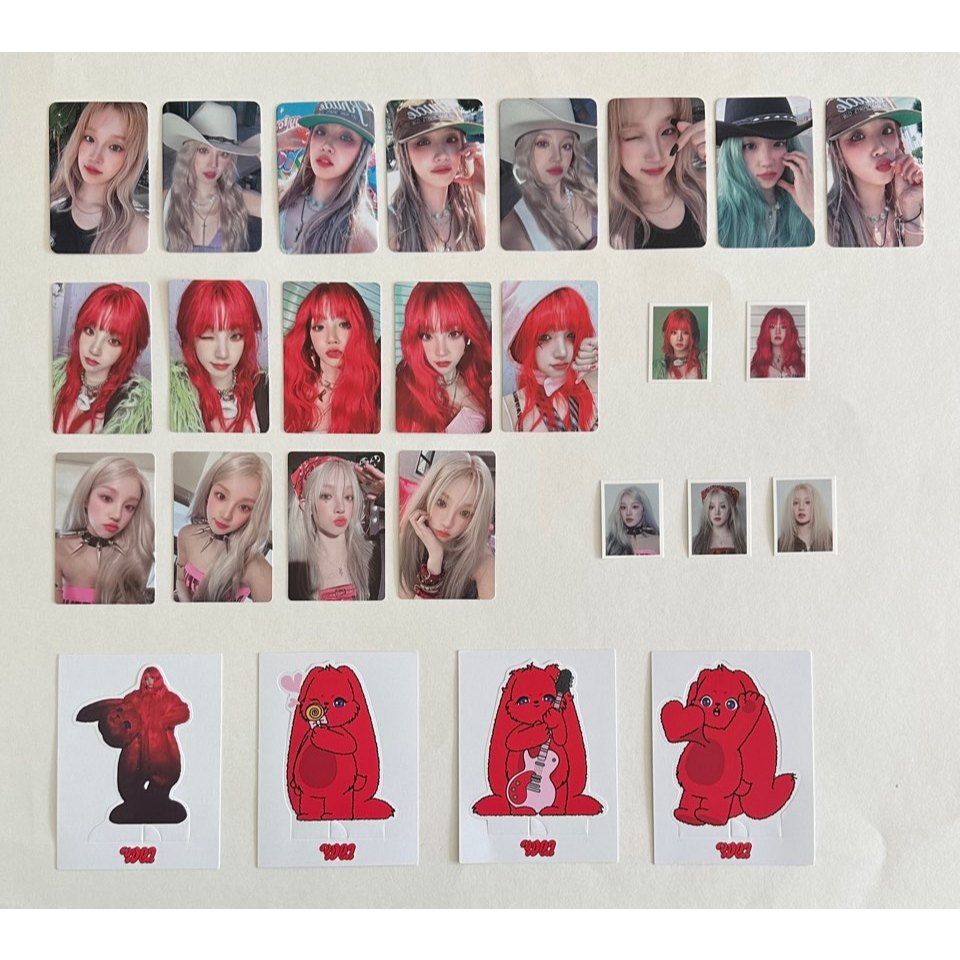 YUQI (G) I-DLE 1o Mini Álbum YUQ1 (Star/Rabbit) Official Fotocartão ID Pôster De Boneca Em Pé