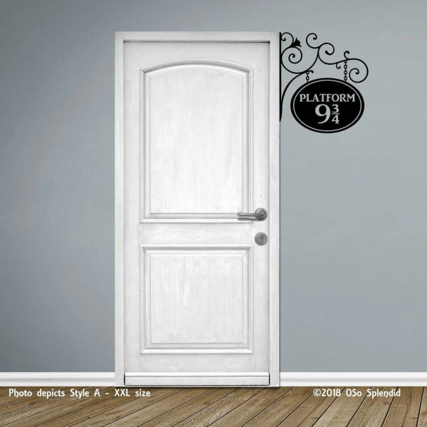 Adesivo de Parede Decorativo Harry Potter Plataforma 9 3/4