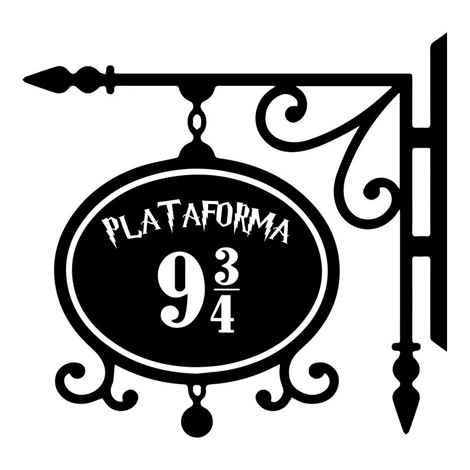 Plataforma 9 3/4 Harry Potter (30x30)