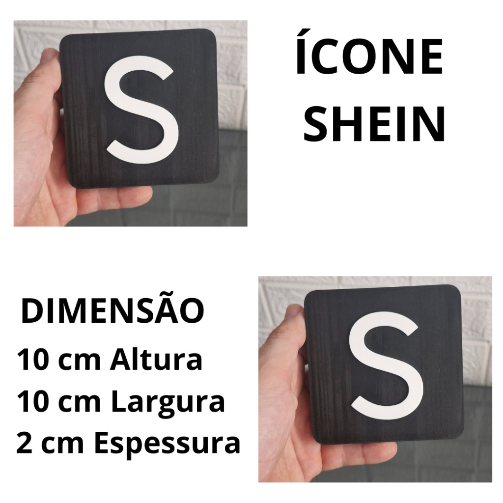 Kit 2 Placas Decorativas Marketplace Plataformas Vendas Online Decoração Enfeite