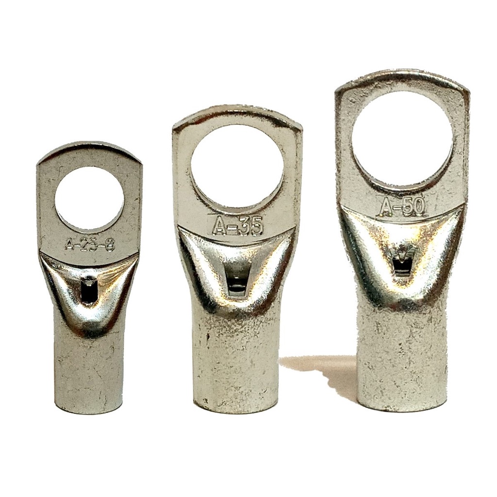 60 Terminal Compressão 25mm M8 35mm M10 50mm M12 - 20 Cada