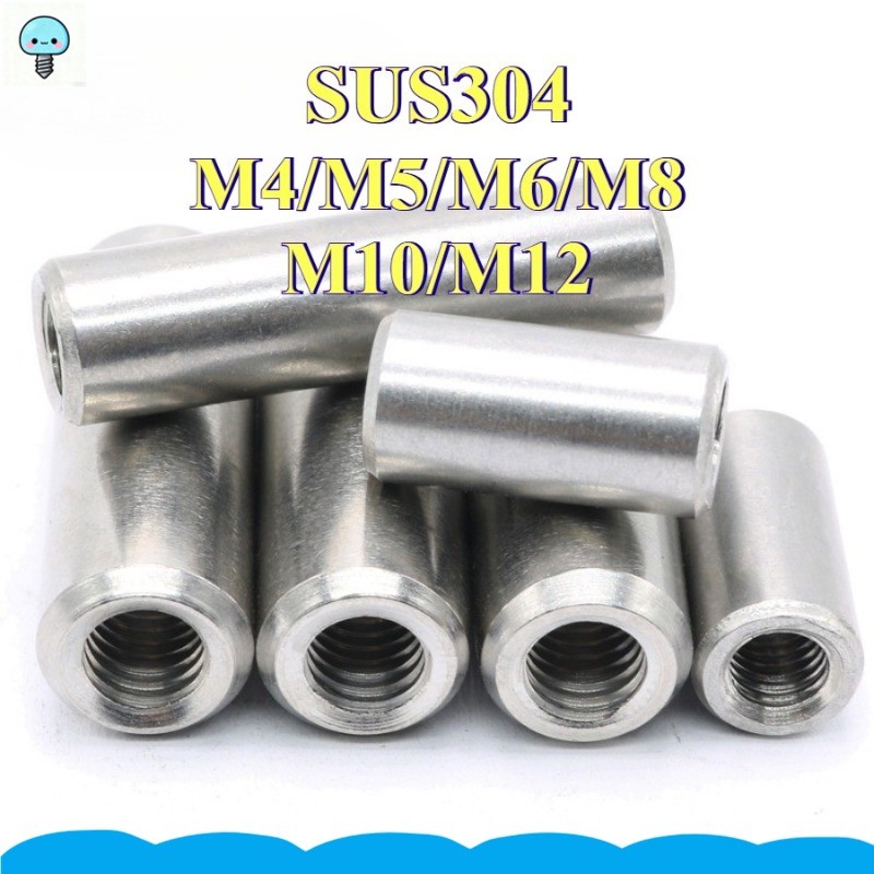 Pino Cilíndrico De Rosca Interna De Aço Inoxidável 304 , De Posicionamento , Poste Guia M4/M5/M6/M8/M10/M12 GHA
