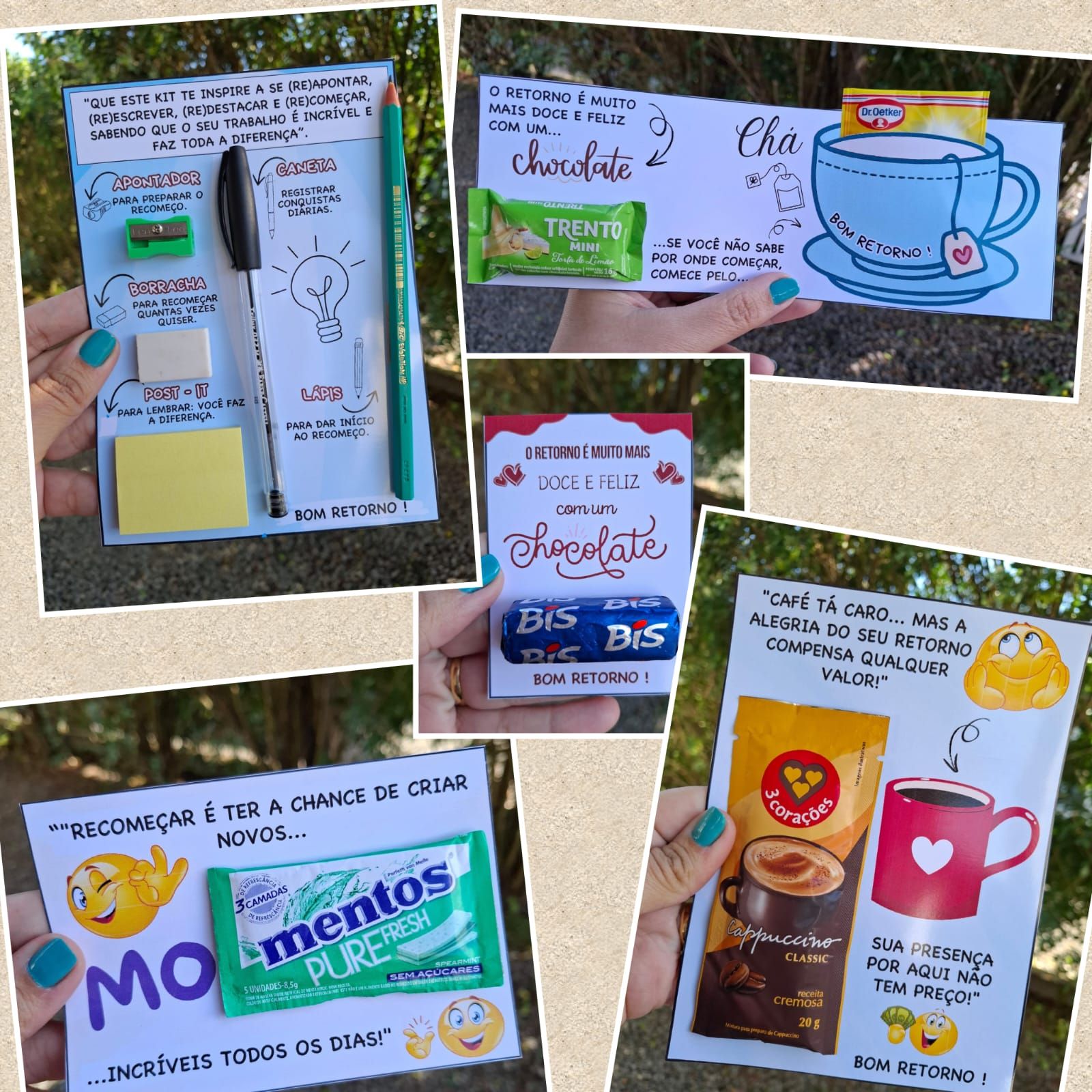 CARTÕES VOLTA ÁS AULAS - EQUIPE PEDAGÓGICA