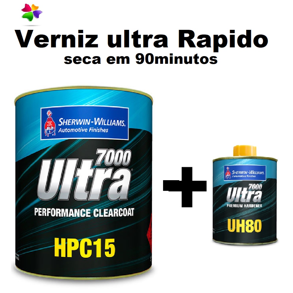 Verniz Rapido Automotivo Hpc15 Ultra 7000 High Performce Clear coat Lazzuril 900ml