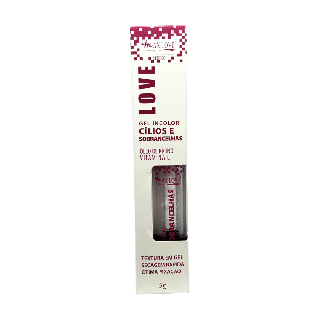 Gel Incolor Cílios & Sobrancelhas 5g Max Love