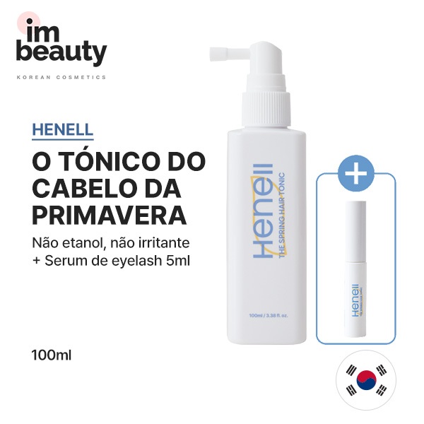 [HENELL] Tônico Capilar Primavera 100ml + Sérum Para Cílios 5ml