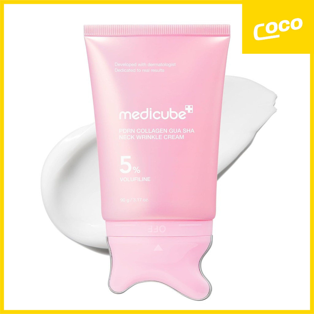 [New]Medicube PDRN Collagen Gua SHA Neck Wrinkle Cream 90g