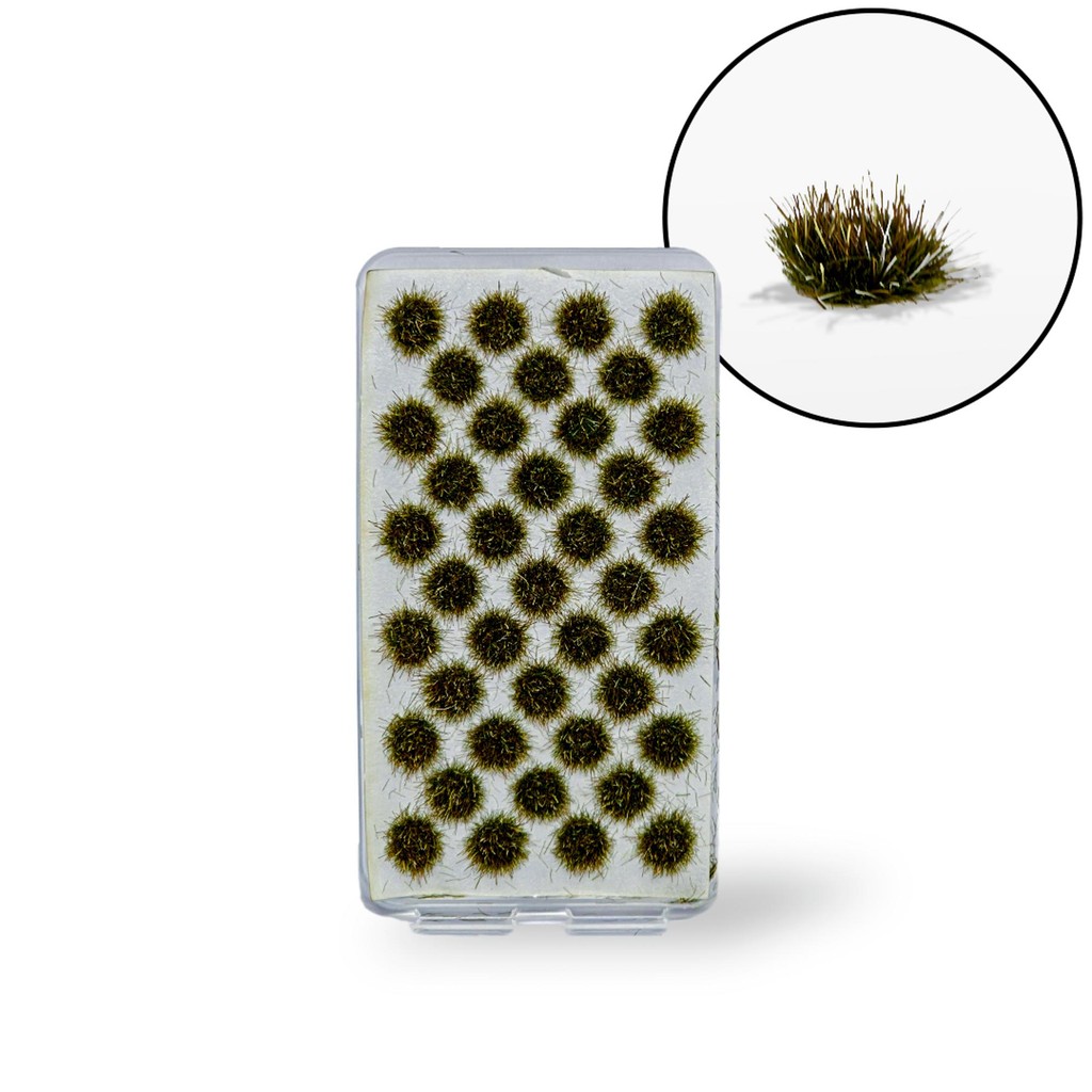Static Grass - Grama Estática Formato Redondo Arbustos para Cenário RPG - Mato