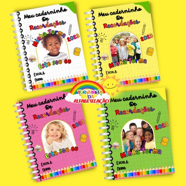 ???? Caderninho 3D Interativo de Recordações Minha Turma 2024✏