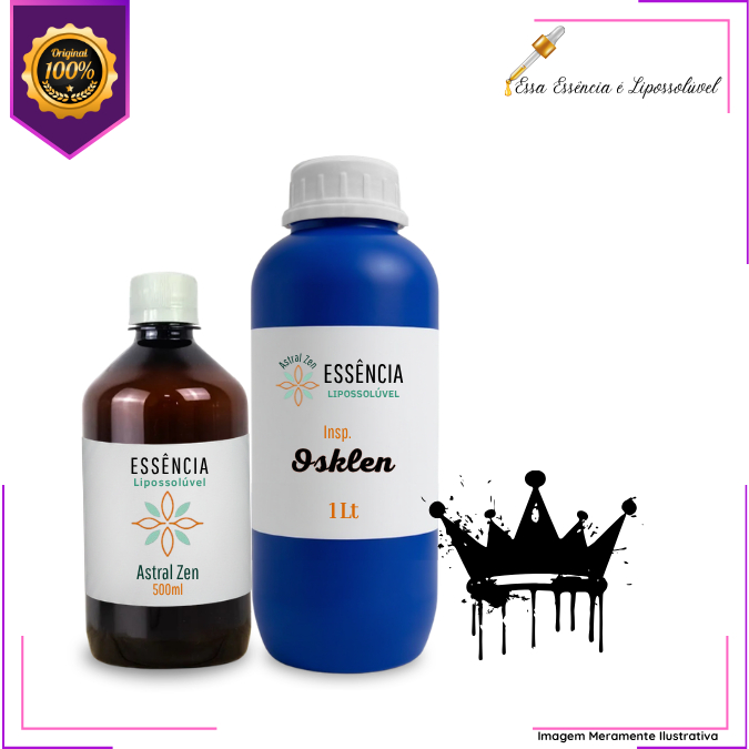 Essência Concentrada Oskllen OMS Vollmens Para Aromatizador - Sabonetes - Velas - Perfumes