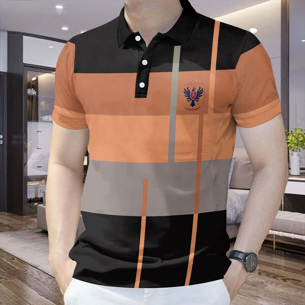 Camisa Polo Masculina Para Roupas Masculinas Barong Estilo Vintage Topos Casual De Manga Curta Ao Ar Livre Street wear 9