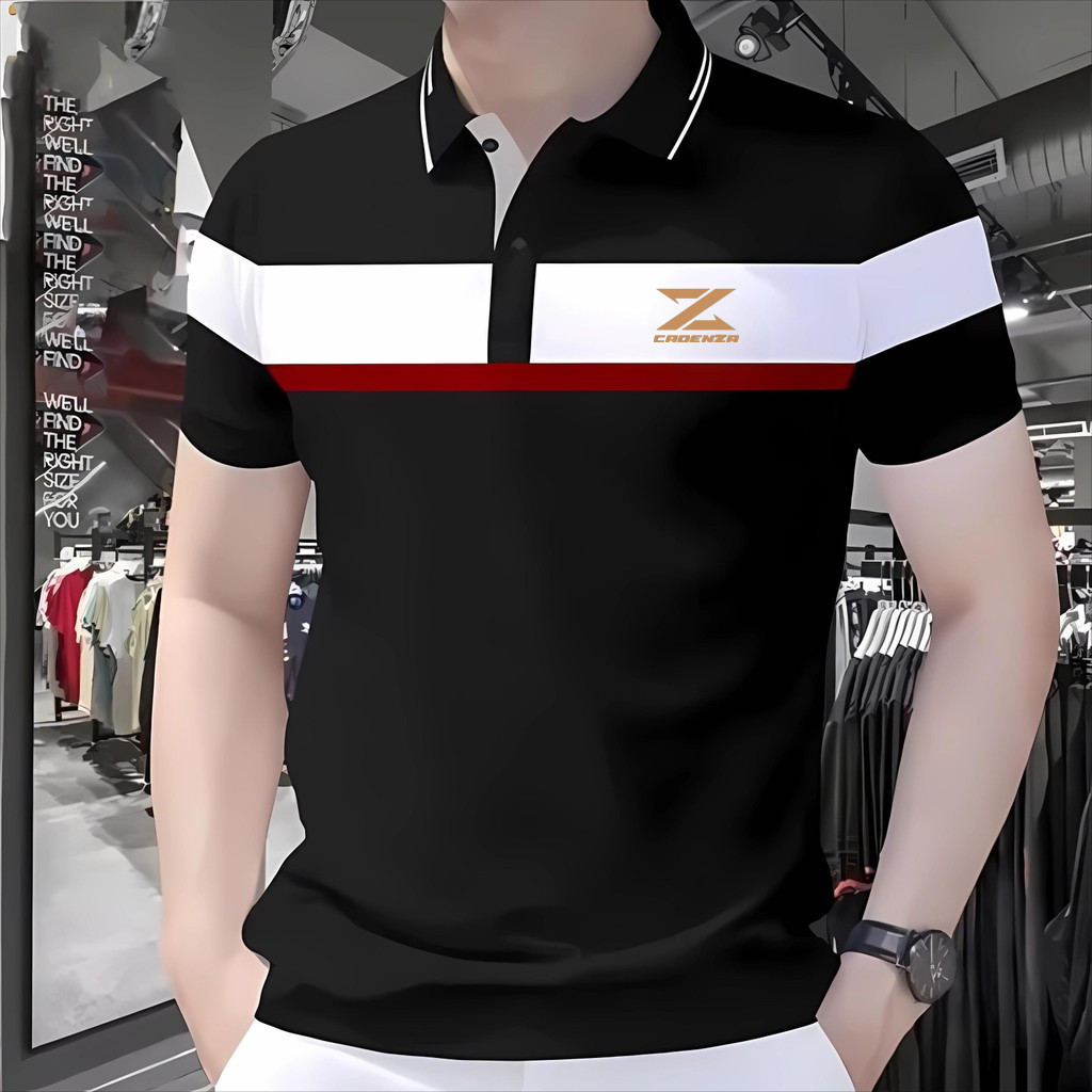 Camisa Polo Masculina Para Roupas Masculinas Barong Estilo Vintage Topos Casual De Manga Curta Ao Ar Livre Street wear 1