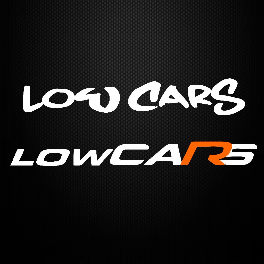 Adesivo Lowcars Atual + Low Cars Antigo (Kit 02 unidades) - Adesivos Para Carro Rebaixados Camelo
