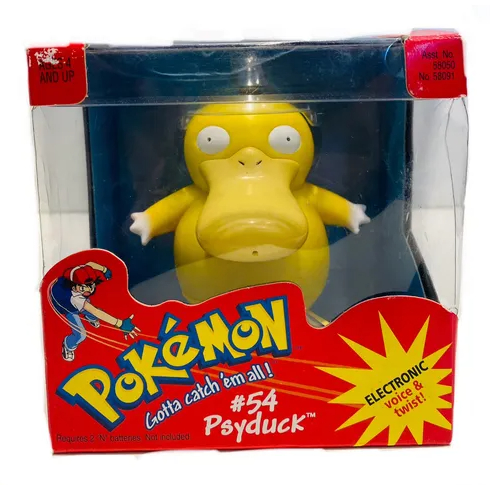 Pokémon Nintendo Hasbro 54 Psyduck Electronic 1999 10cm