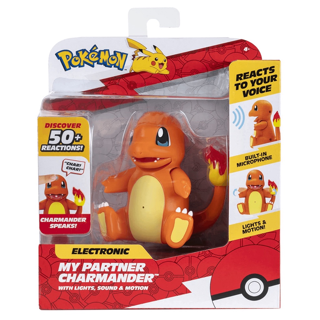 Pokemon Charmander Elétrico My Partner Electronic Play e Discovery