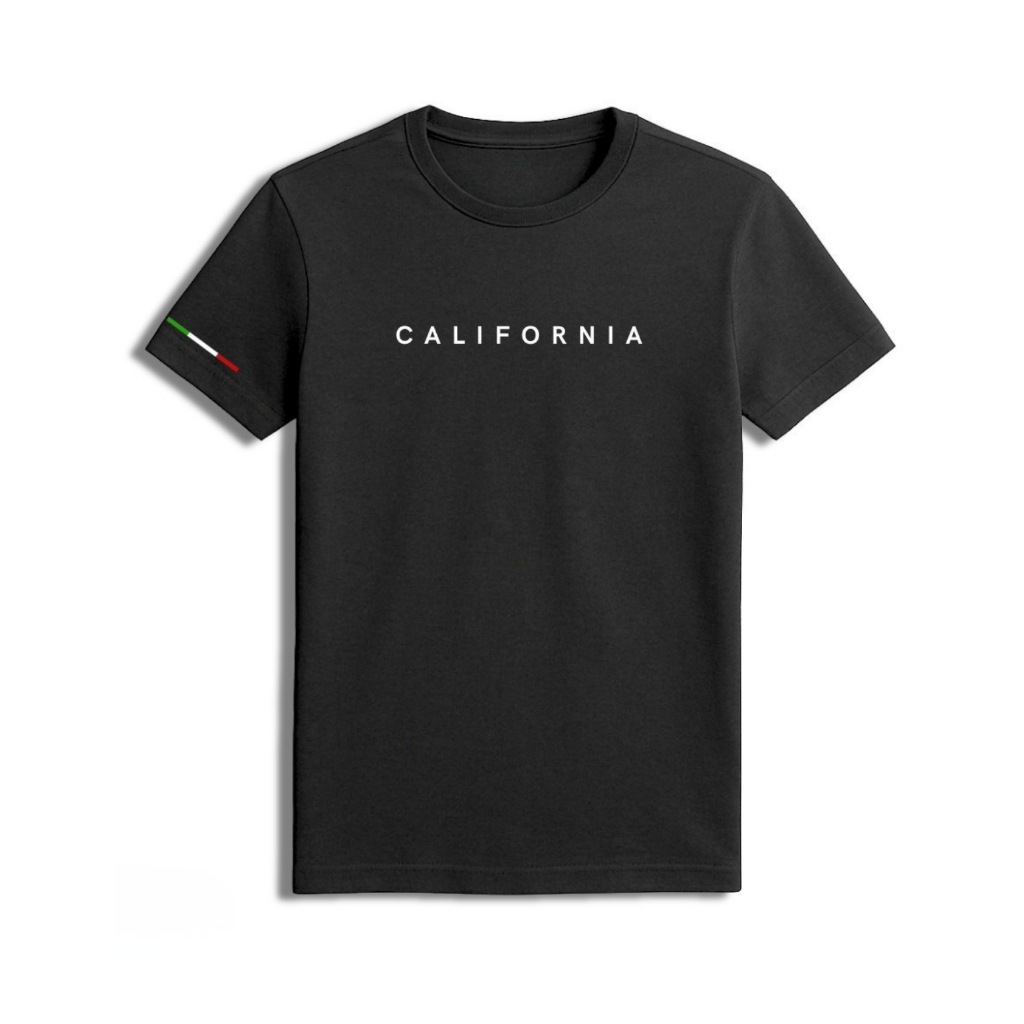 Kit 2 Camisetas Masculina 100% Algodão Estampada Califórnia Moda Casual Street Várias Cores