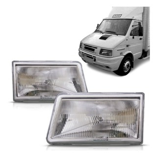 Farol Daily Pisca e Led Máscara Cromada 1995 1996 1997 1998 1999 00 01/07