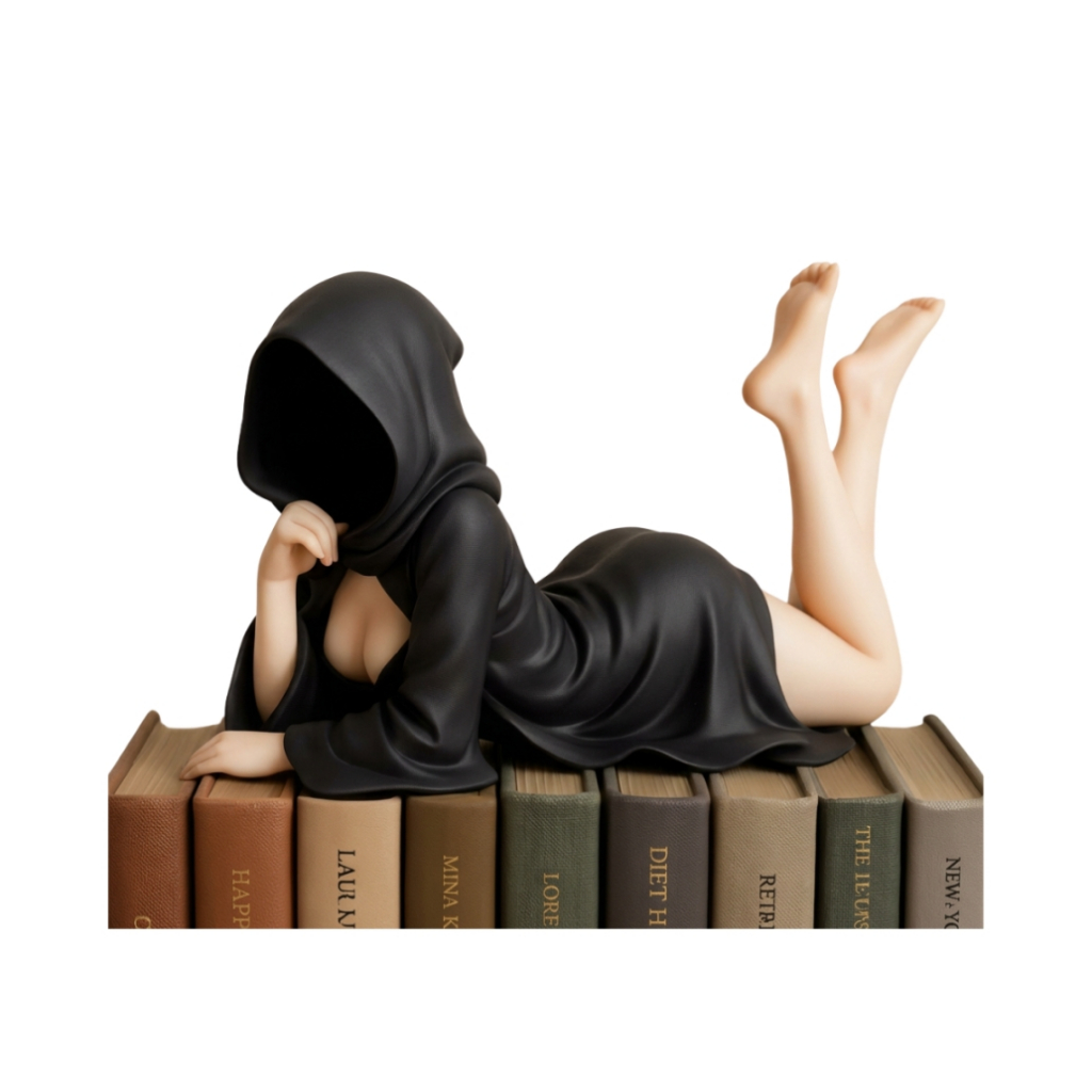 Action Figure Faceless Hood Girl Colecionável