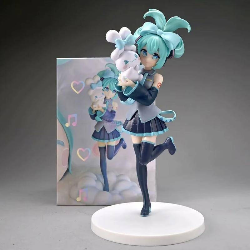 sanrio Cinnamoroll Piapro 20cm Hatsune Miku Girls Toy Anime Adult Figure Toy Anime Game PVC Action Figure Collectible Mo