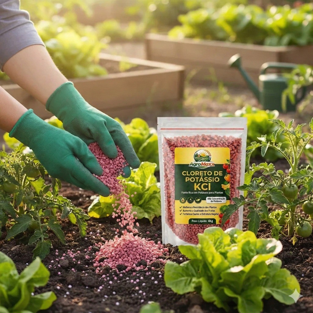 Adubo Cloreto de Potássio KCL Premium 5kg 10kg 15kg 20kg 25kg