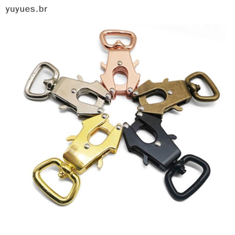 Fecho De Trela Para Cães De Metal Pesado YUYUE 360 ° Clipe De Sapo Giratório Qui Release Loing Bule Treinamento De Médio