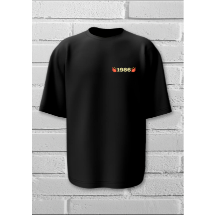 Camiseta unissex 100% Algodão. Vintage 1986, Classic, Limited Edidition. P ao GG