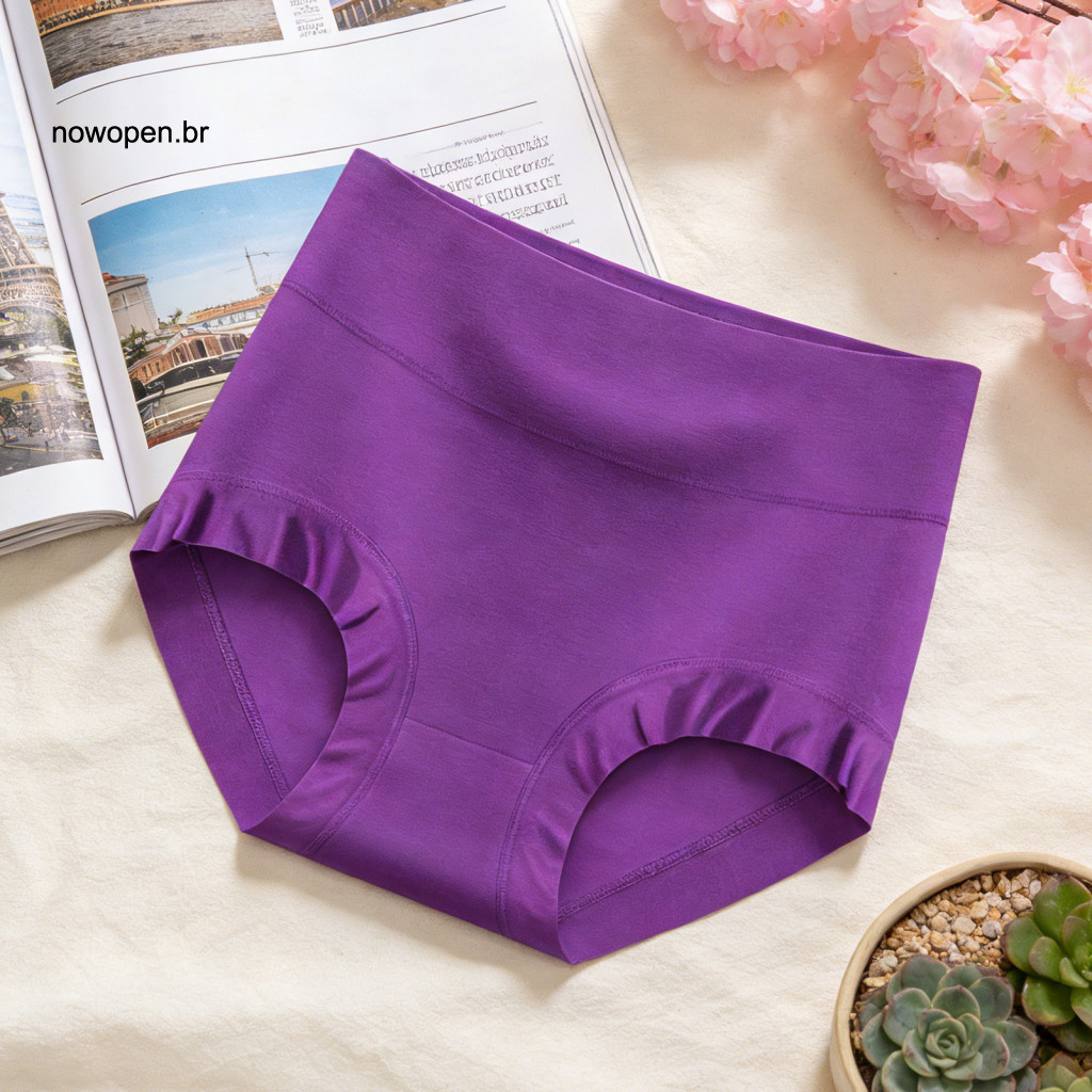 Cotton Underwear Anti-bacterial Lining Panties Women’s High Waist Full Coverage Soft Comfort Plus Size Stretch Ladies
