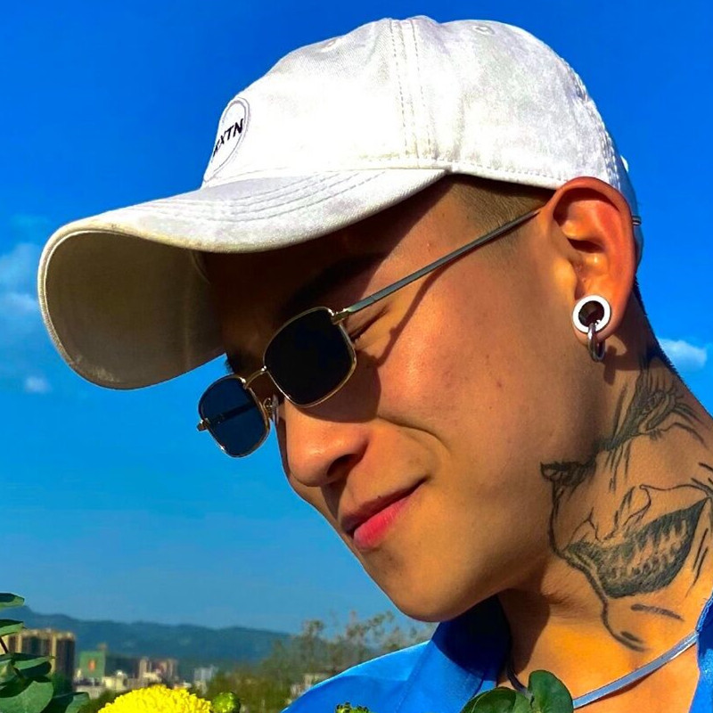 Óculos de Sol com Estrutura de Metal no Estilo Coreano - Retangulares e Vintage para Homens e Mulheres
