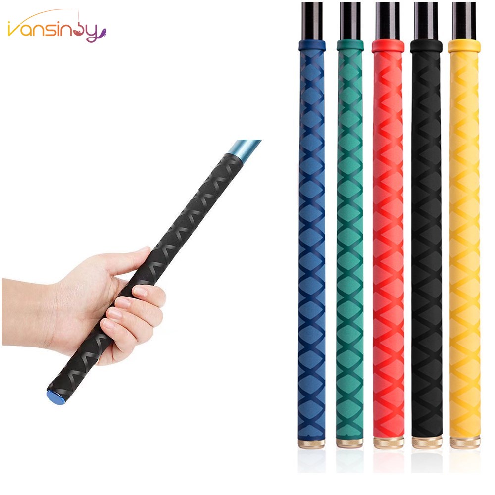1m Vara De Pesca Antiderrapante Grip Heat Shrink Sleeve Wrap Tube Capa Protetora Isolamento À Prova D'água