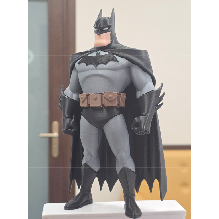 Boneco Batman Realista Liga da Justiça Opção em 20CM E 40CM Altura Decoração Quarto - Impressão 3D