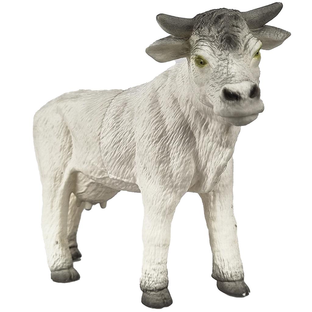 Vaca Em Vinil Boneco Realista Farm Animals Brinquedo Decorativo 25cm Animais Da fAzenda - Bee Toys