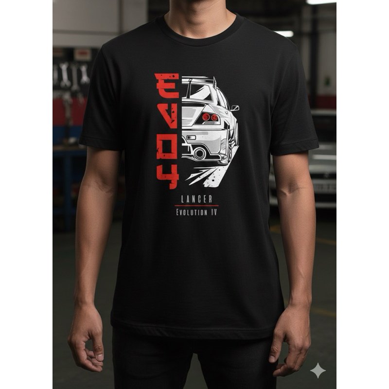 Camiseta Masculina Evolution Cars Casual Premium algodão 30.1F