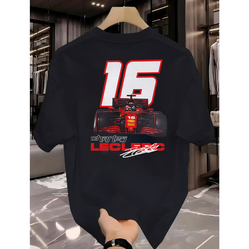 Camiseta Fórmula 1 Racing Speed Car F1 Motorsport Masculina 100% Algodão Casual Streetwear Corrida Automobilismo