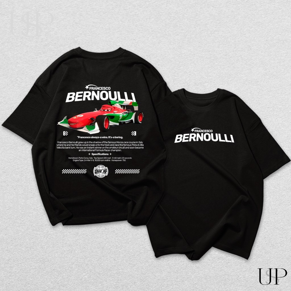 Camiseta Camisa Francesco Bernoulli Carros Desenho Animado Streetwear Cars Básica Premium Casual