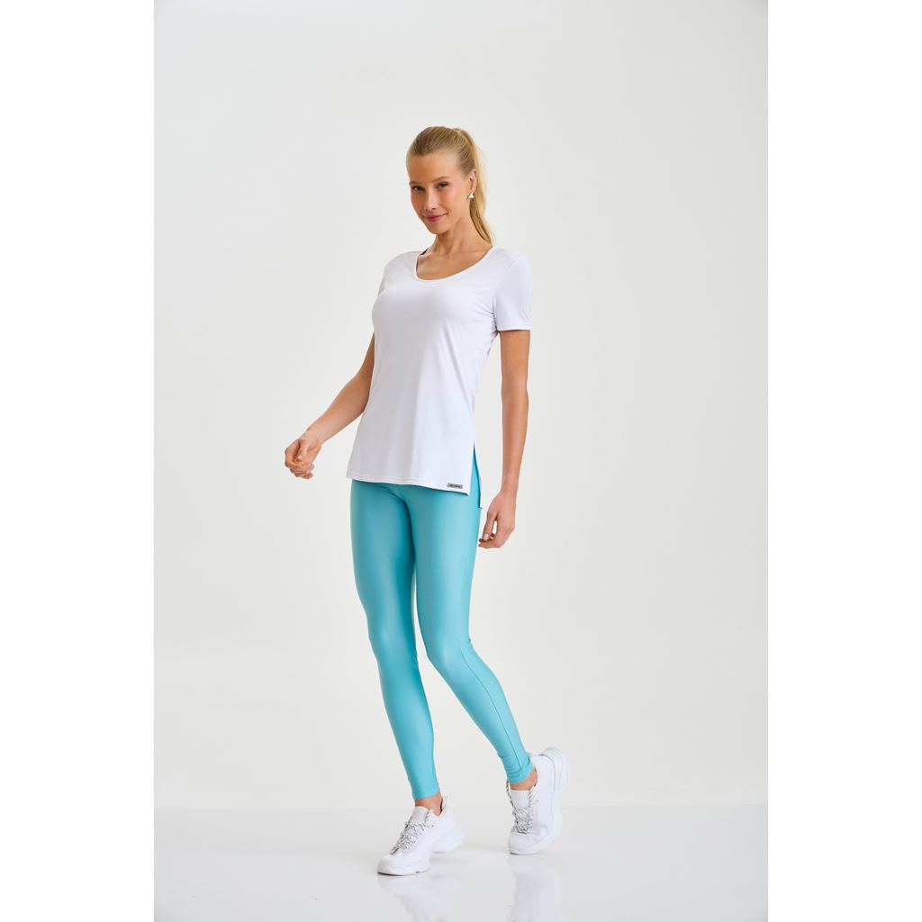 Blusa Fenda Lateral Classic Cajubrasil Branco