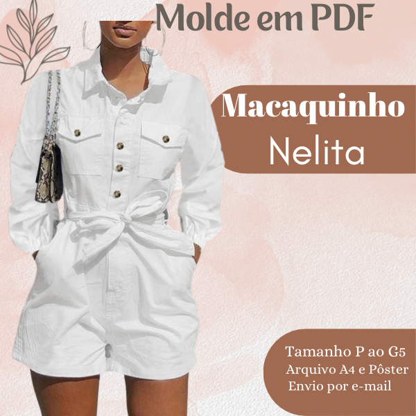 MOLDE EM PDF MACACÃO NELITA