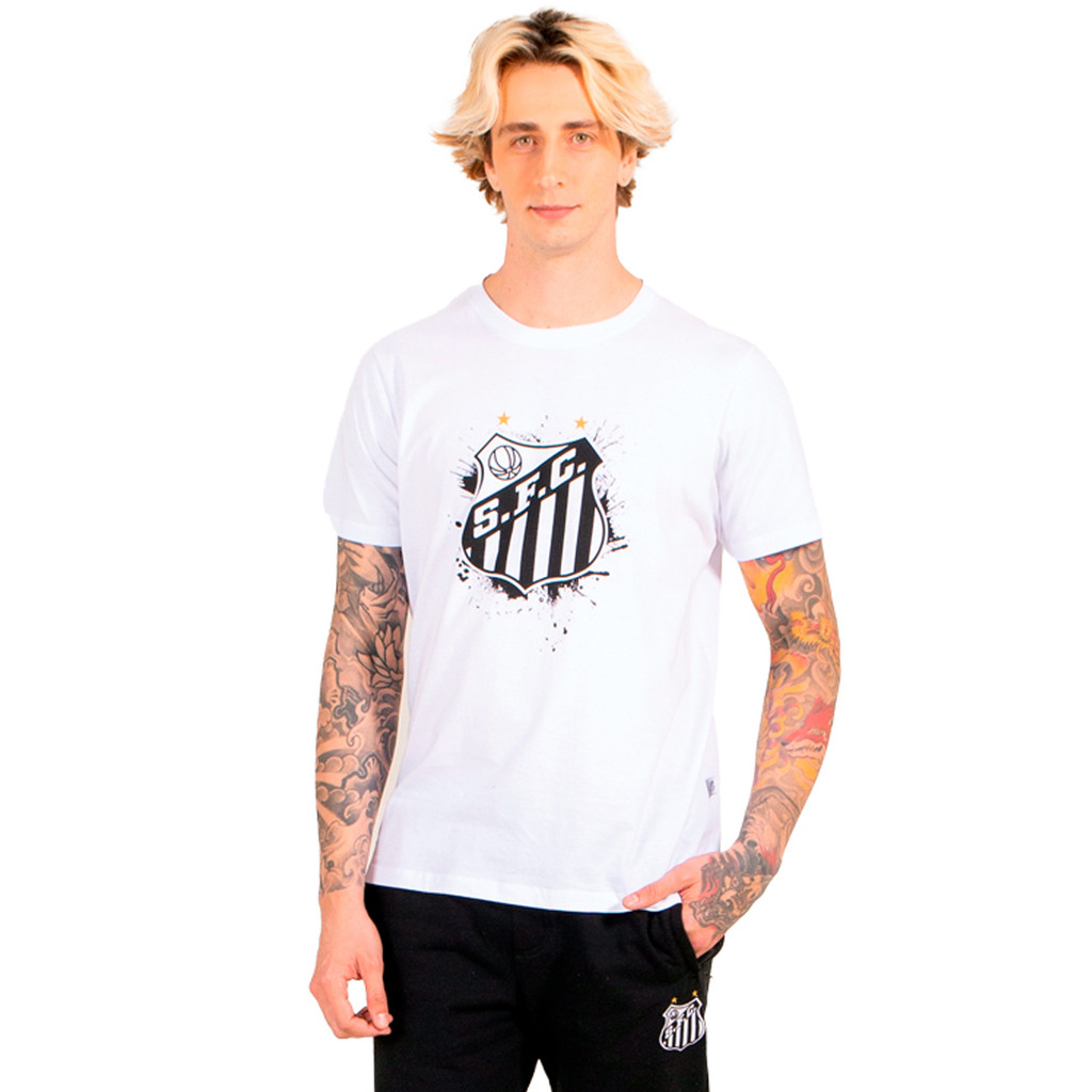 Camiseta Santos Classic Masculina Surf Center